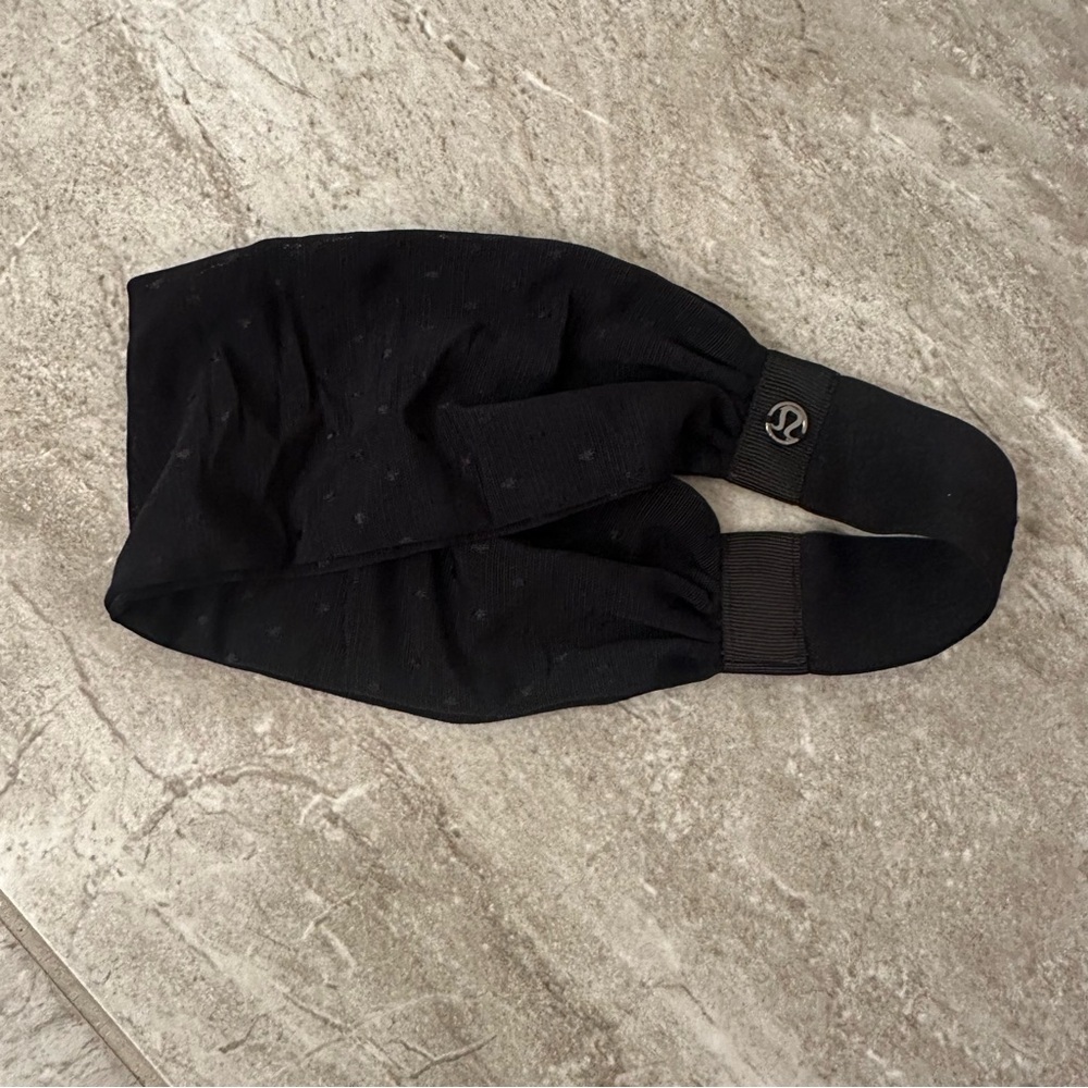 Lululemon fringe fighter headband black